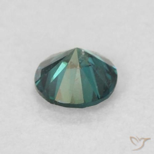 Diamant Vert naturelle Tour, 0.08 ct, VS