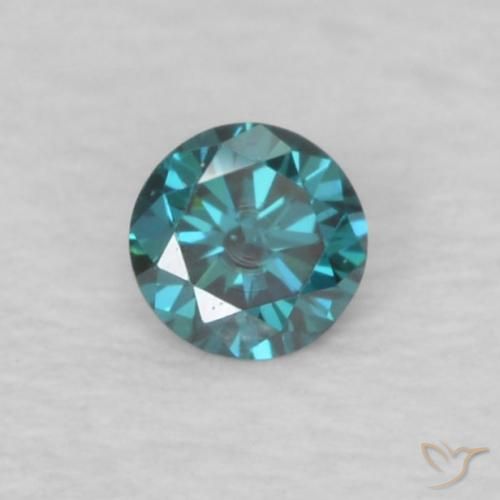 0.05ct Naturel Bleu Diamant, Tour, VVS