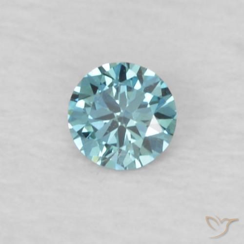 Diamant Bleu naturelle Tour, 0.04 ct, VVS