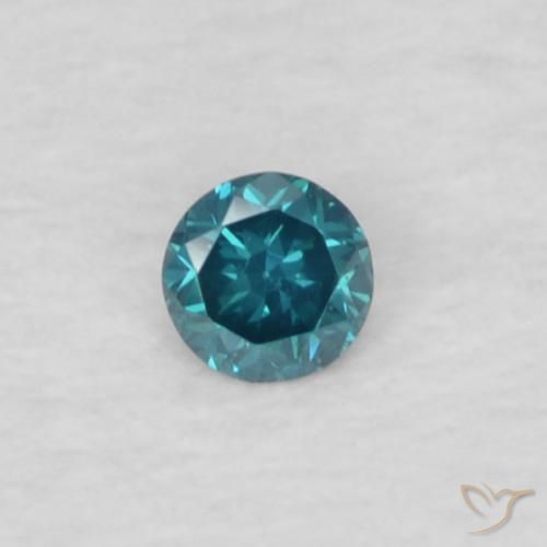 0.03ct Naturel Bleu Diamant, Tour, VVS