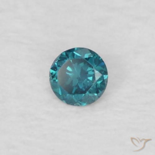 Diamant Bleu naturelle Tour, 0.03 ct, VVS