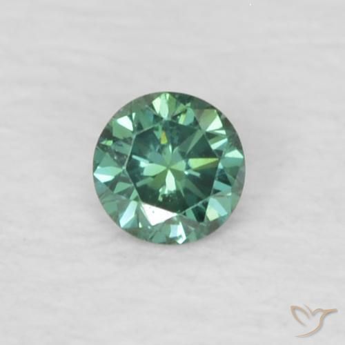 0.04ct Naturel Vert Diamant, Tour, VVS