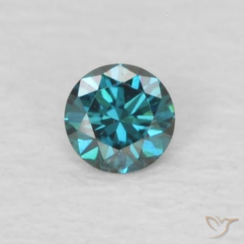 0.04ct Naturel Bleu Diamant, Tour, VVS