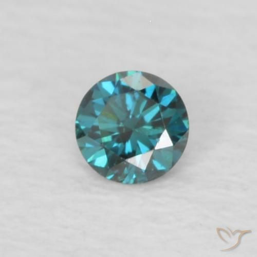 Diamant Bleu naturelle Tour, 0.04 ct, VVS