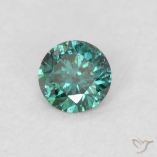 Diamant Vert naturelle Tour, 0.03 ct, VVS-VS