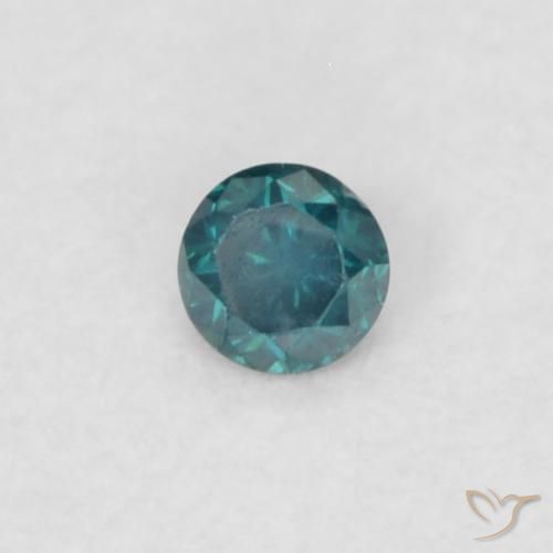 Diamant Vert naturelle Tour, 0.03 ct, VVS-VS