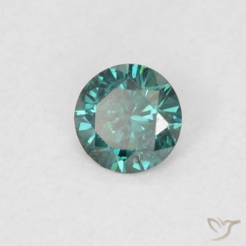 Diamant Vert naturelle Tour, 0.07 ct, VS