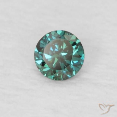 Diamant Vert naturelle Tour, 0.04 ct, VVS