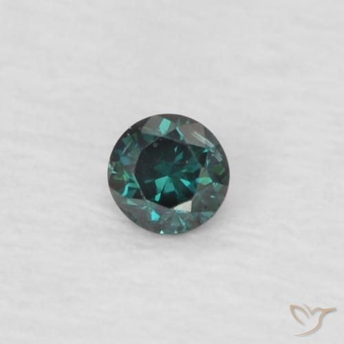 0.03ct Naturel Vert Diamant, Tour, VVS-VS