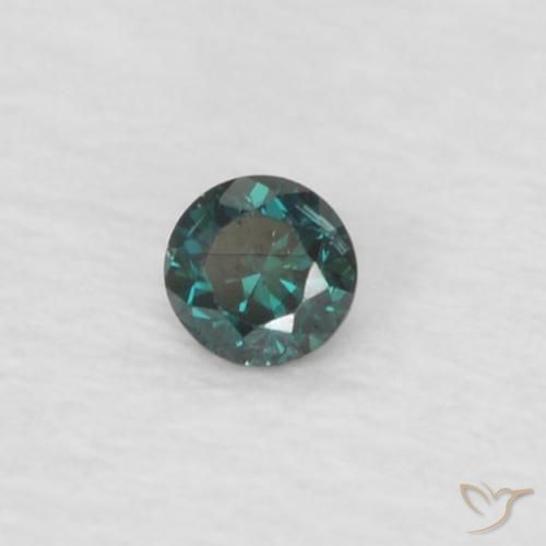 Diamant Vert naturelle Tour, 0.03 ct, VVS-VS