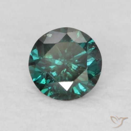 Diamant Vert naturelle Tour, 0.08 ct, VVS-VS