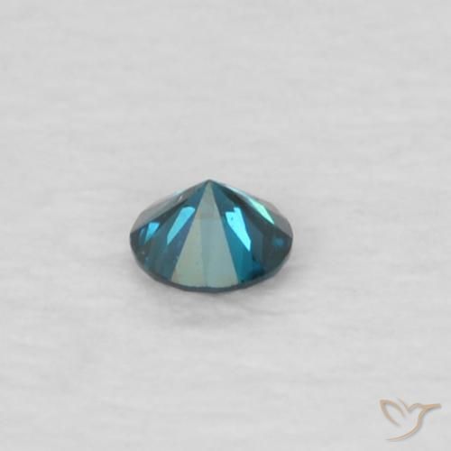 Diamant Bleu naturelle Tour, 0.03 ct, VVS-VS
