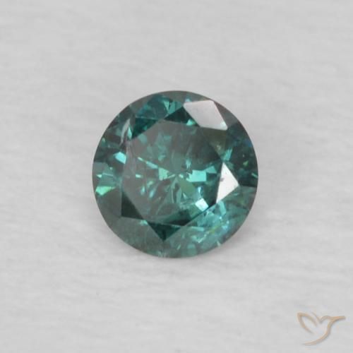 Diamant Vert naturelle Tour, 0.09 ct, VS