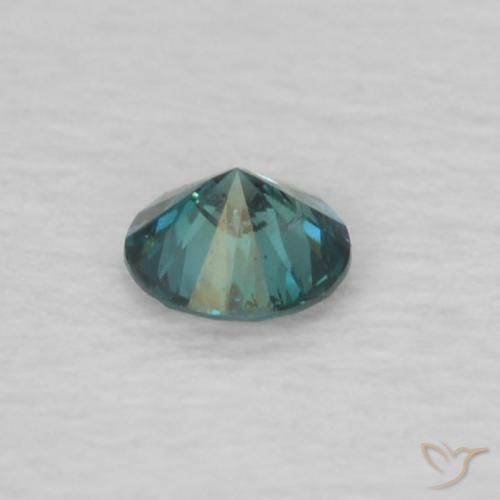 Diamant Vert naturelle Tour, 0.07 ct, VS
