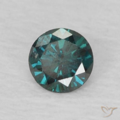 Diamant Vert naturelle Tour, 0.06 ct, VS