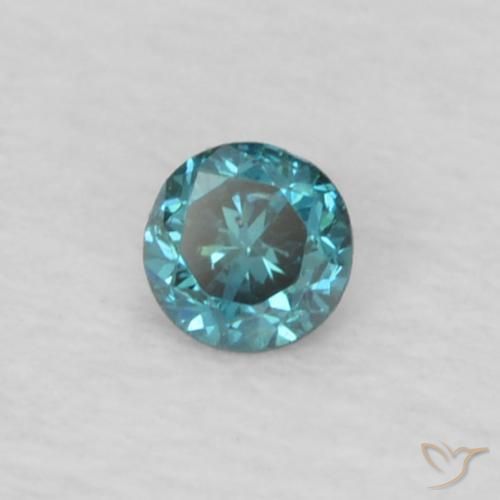 Diamant Bleu naturelle Tour, 0.04 ct, VS