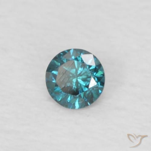 Diamant Bleu naturelle Tour, 0.03 ct, VS
