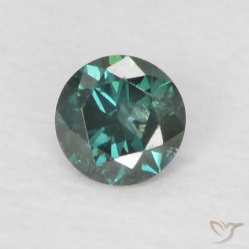 Diamant Vert naturelle Tour, 0.06 ct, VS