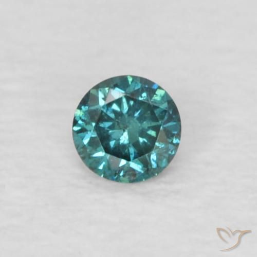 0.04ct Naturel Bleu Diamant, Tour, VS