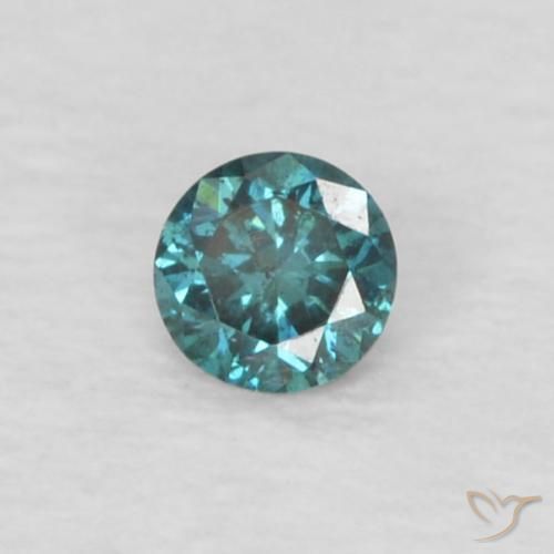 Diamant Bleu naturelle Tour, 0.04 ct, VS