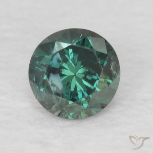 0.11ct Naturel Vert Diamant, Tour, VS