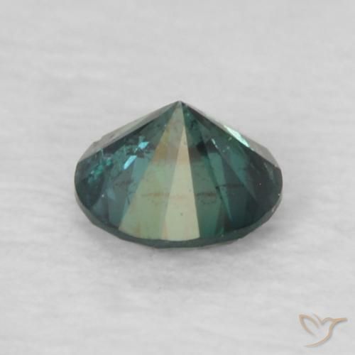 Diamant Vert naturelle Tour, 0.11 ct, VS