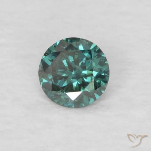 Diamant Vert naturelle Tour, 0.05 ct, VS