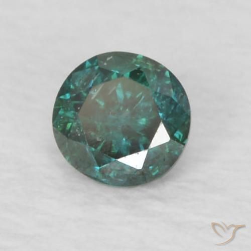 Diamant Vert naturelle Tour, 0.08 ct, VS