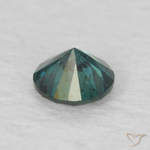 Diamant Vert naturelle Tour, 0.08 ct, VS