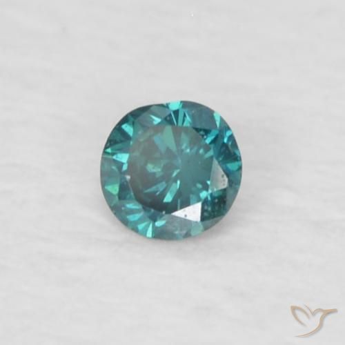 Diamant Vert naturelle Tour, 0.04 ct, VS