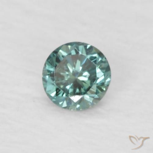 Diamant Menthe verte naturelle Tour, 0.04 ct, VVS-VS