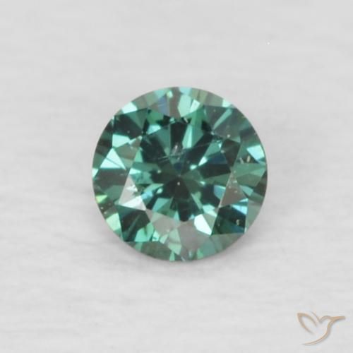 0.05ct Naturel Vert Diamant, Tour, VVS-VS