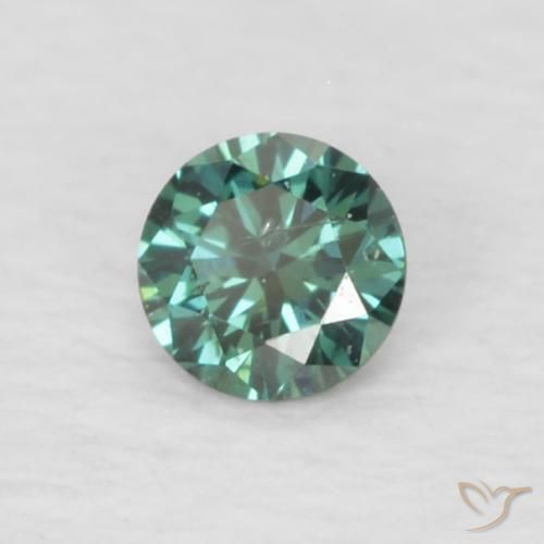 Diamant Vert naturelle Tour, 0.05 ct, VVS-VS