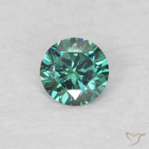 0.04ct Naturel Vert Diamant, Tour, VVS