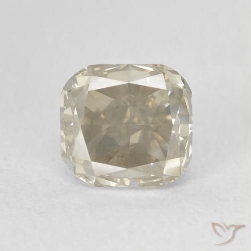 1.21ct Naturel Marron clair Diamant, Taille émeraude, SI