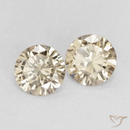 Shop natural 0.56ct Marron clair Diamant gems, Tour, from Inde at GemSelect. In stock, global shipping!