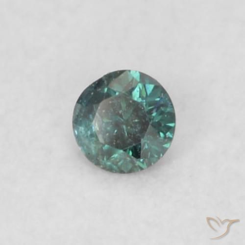 Diamant Vert naturelle Tour, 0.02 ct, SI