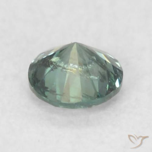 Diamant Menthe verte naturelle Tour, 0.09 ct, SI