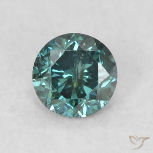 0.06ct Naturel Vert Diamant, Tour, SI