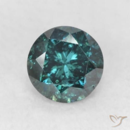 0.12ct Naturel Bleu Diamant, Tour, SI