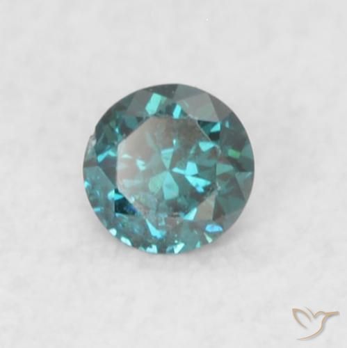 Diamant Bleu naturelle Tour, 0.02 ct, SI