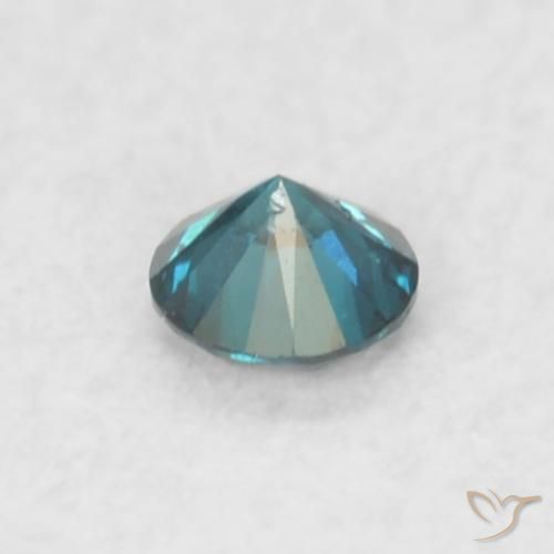 Diamant Bleu naturelle Tour, 0.02 ct, SI