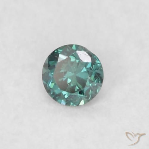 Diamant Vert naturelle Tour, 0.02 ct, VS