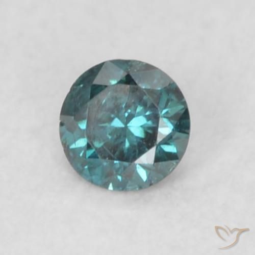 0.02ct Naturel Bleu Diamant, Tour, VS