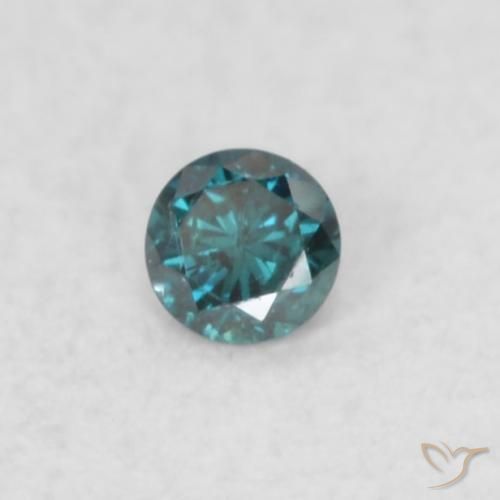 Diamant Bleu naturelle Tour, 0.02 ct, SI
