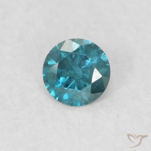 0.03ct Naturel Bleu Diamant, Tour, VS