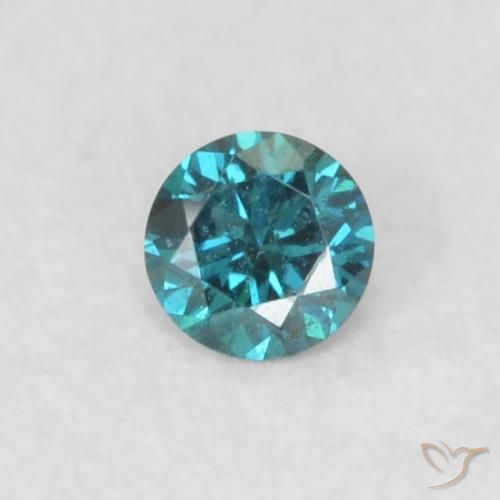 0.05ct Naturel Bleu Diamant, Tour, VS