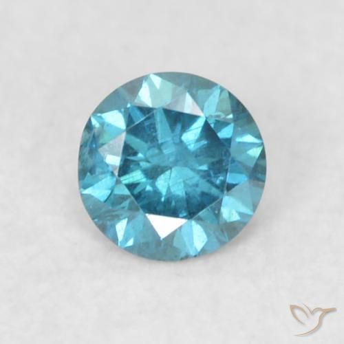 0.08ct Naturel Bleu Diamant, Tour, VS