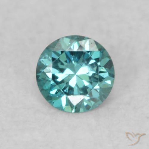 0.07ct Naturel Bleu Diamant, Tour, VS-SI