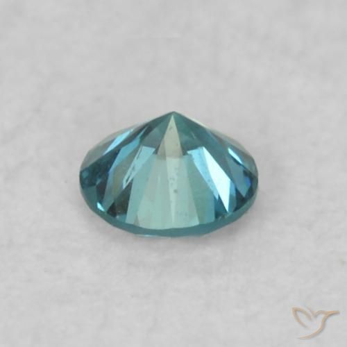 Diamant Bleu naturelle Tour, 0.07 ct, VS-SI